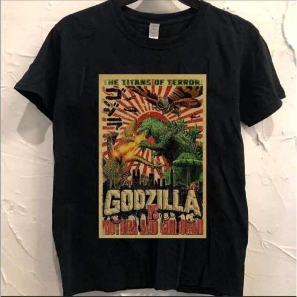 Godzilla Vs Mothra And Ghidorah Movie Unisex Graphic T Shirt 1 Shirt